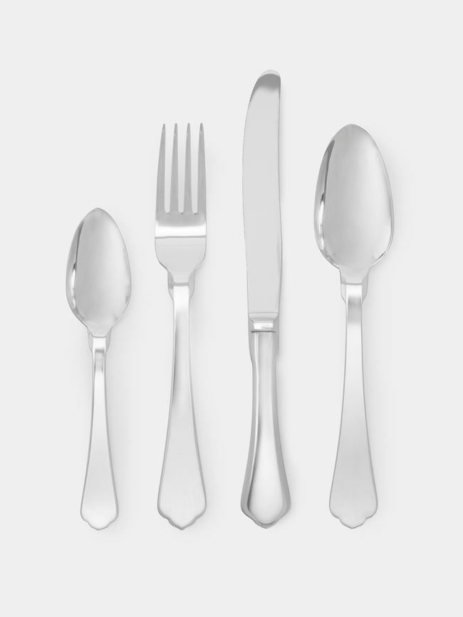 Astier de Villatte - Naples Shiny-Finish Dinner Cutlery (Set of 4) - Silver - ABASK - 