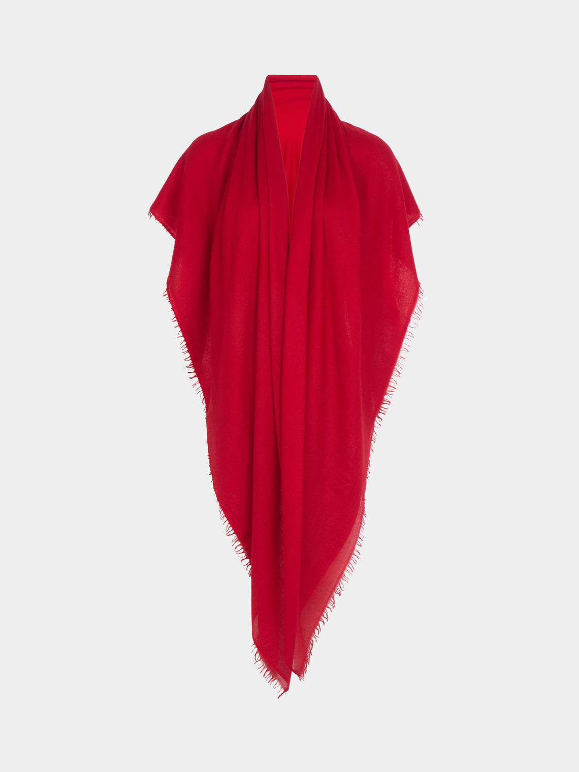 Ryan Roche - Extra-Fine Cashmere Scarf | One Size - Red - ABASK