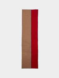 Leo Atlante - Nesness Wool-Blend Scarf - Red - ABASK - 