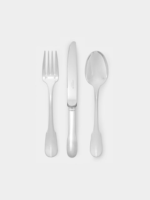 Christofle - Cluny Silver-Plated Dessert Cutlery (Set of 3) - Silver - ABASK - 