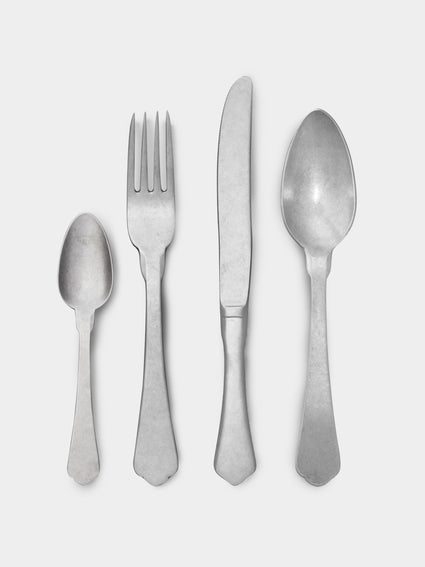 Astier de Villatte - Stone-Finish Dinner Cutlery (Set of 4) - Silver - ABASK - [thumbnail]