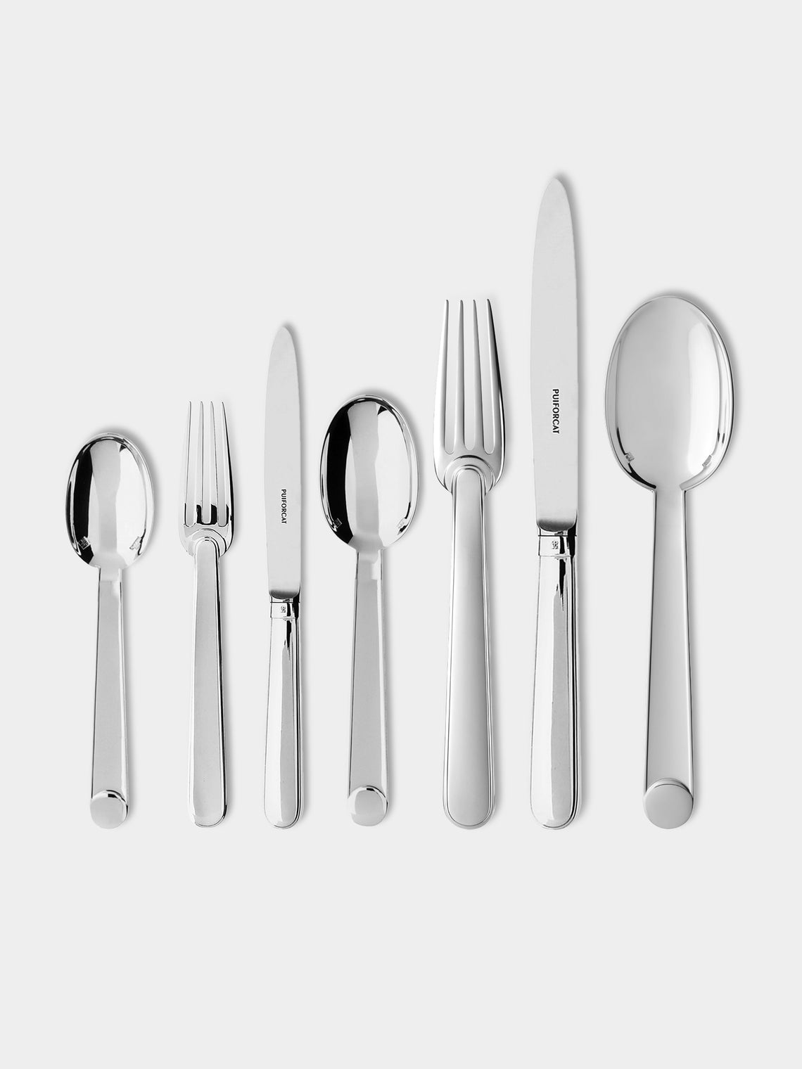 Puiforcat - Normandie Silver-Plated Cutlery (Set of 7) - Silver - ABASK - 