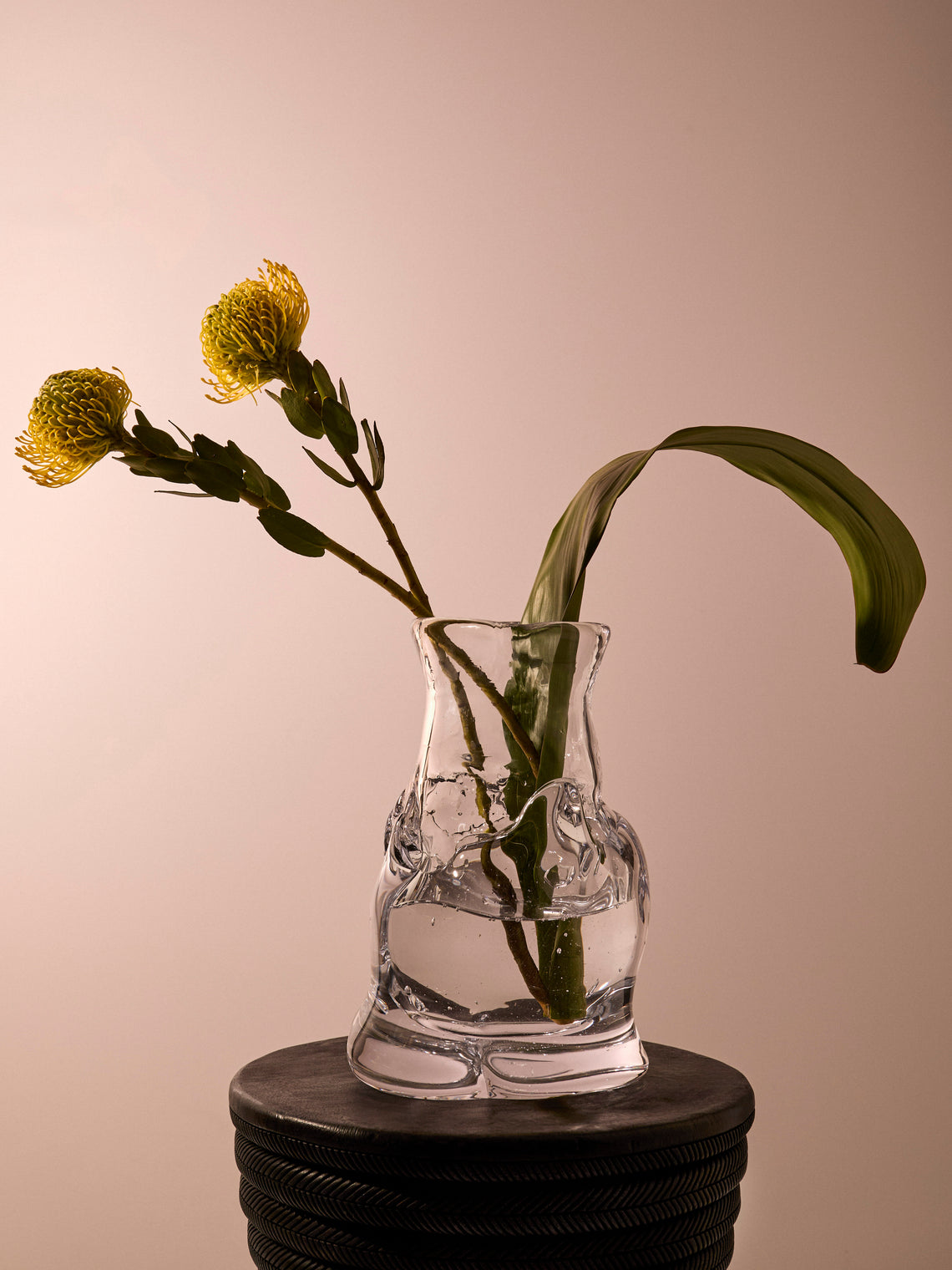 Hand-Blown Glass Vase