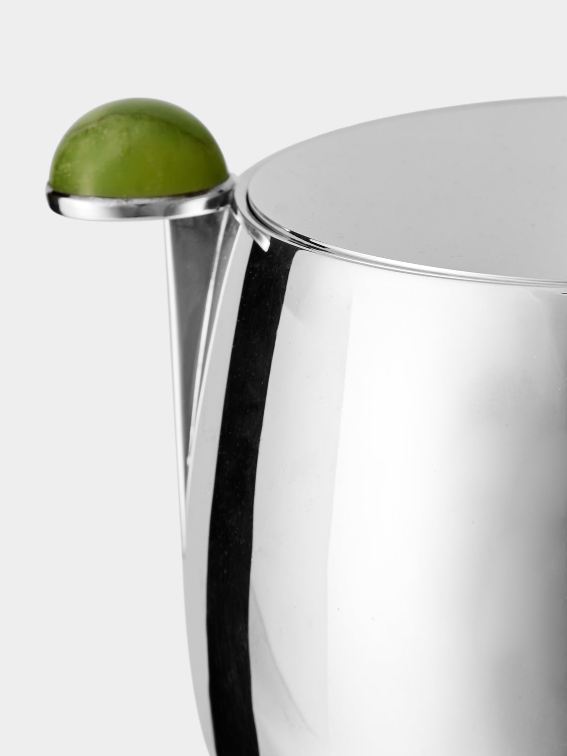 Wiener Silber Manufactur - Sterling Silver and Jade Ice Bucket - Silver - ABASK - 