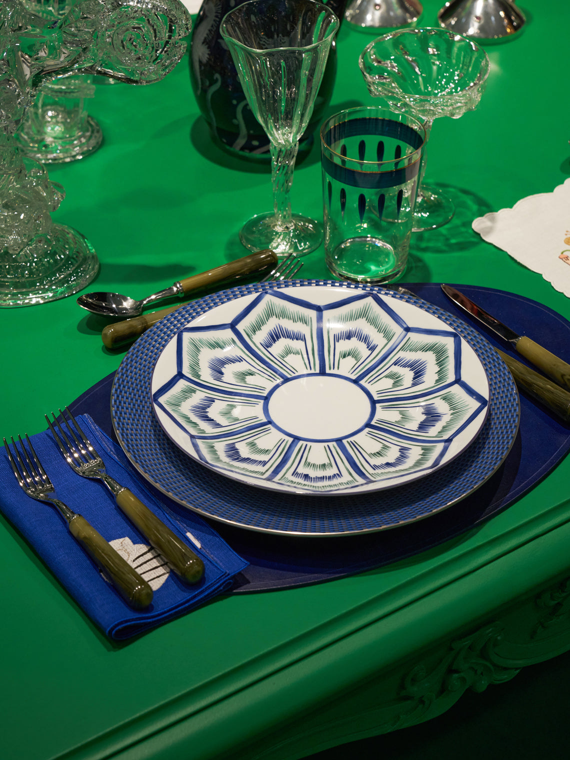 Mallorca Porcelain Dinner Plates (Set of 4)