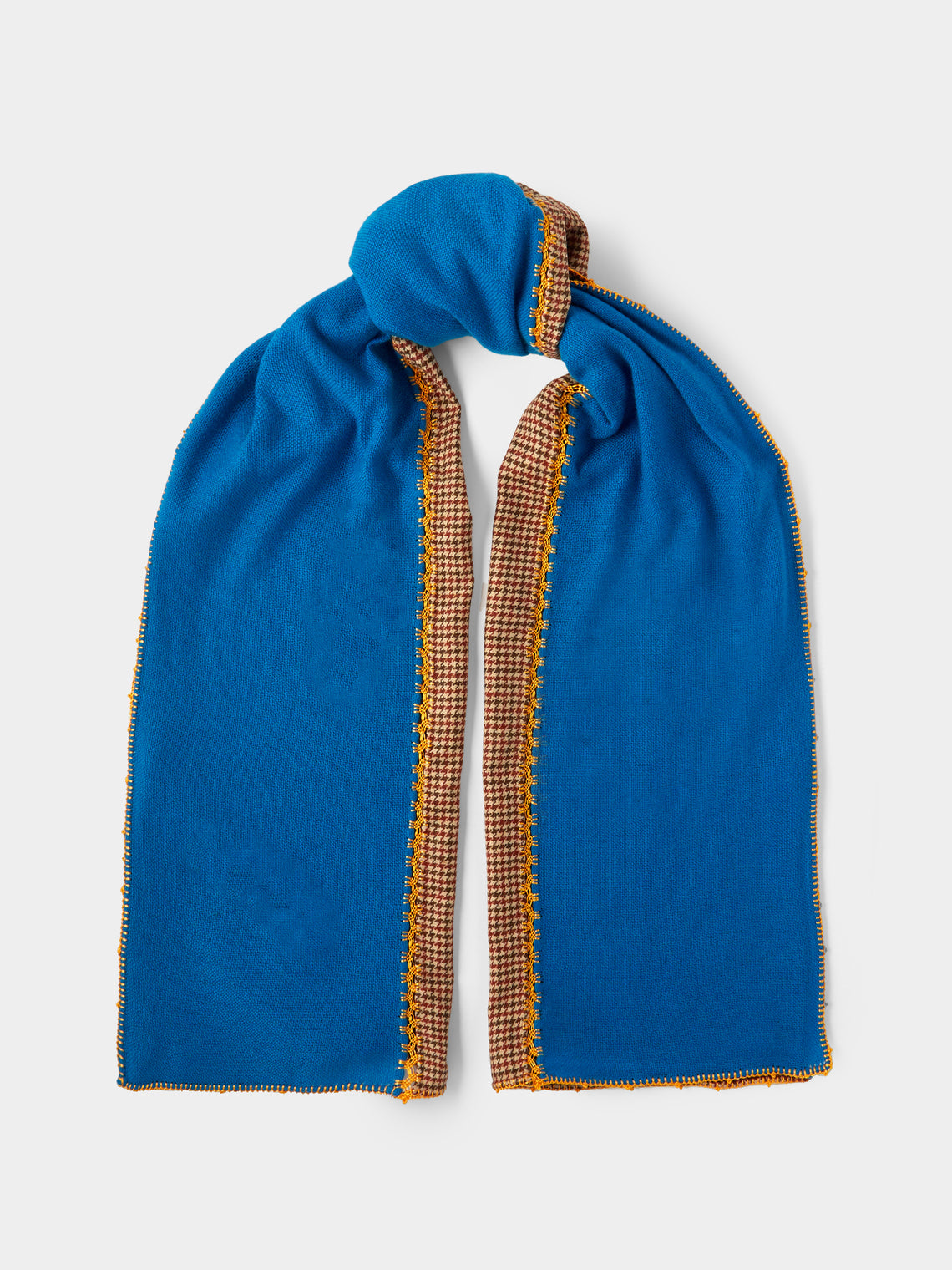 Leo Atlante - Nesness Wool-Blend Scarf - Blue - ABASK - 