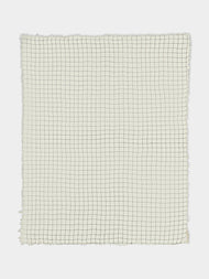 Frenckenberger - Woven Cashmere Medium Scarf - Grey - ABASK --