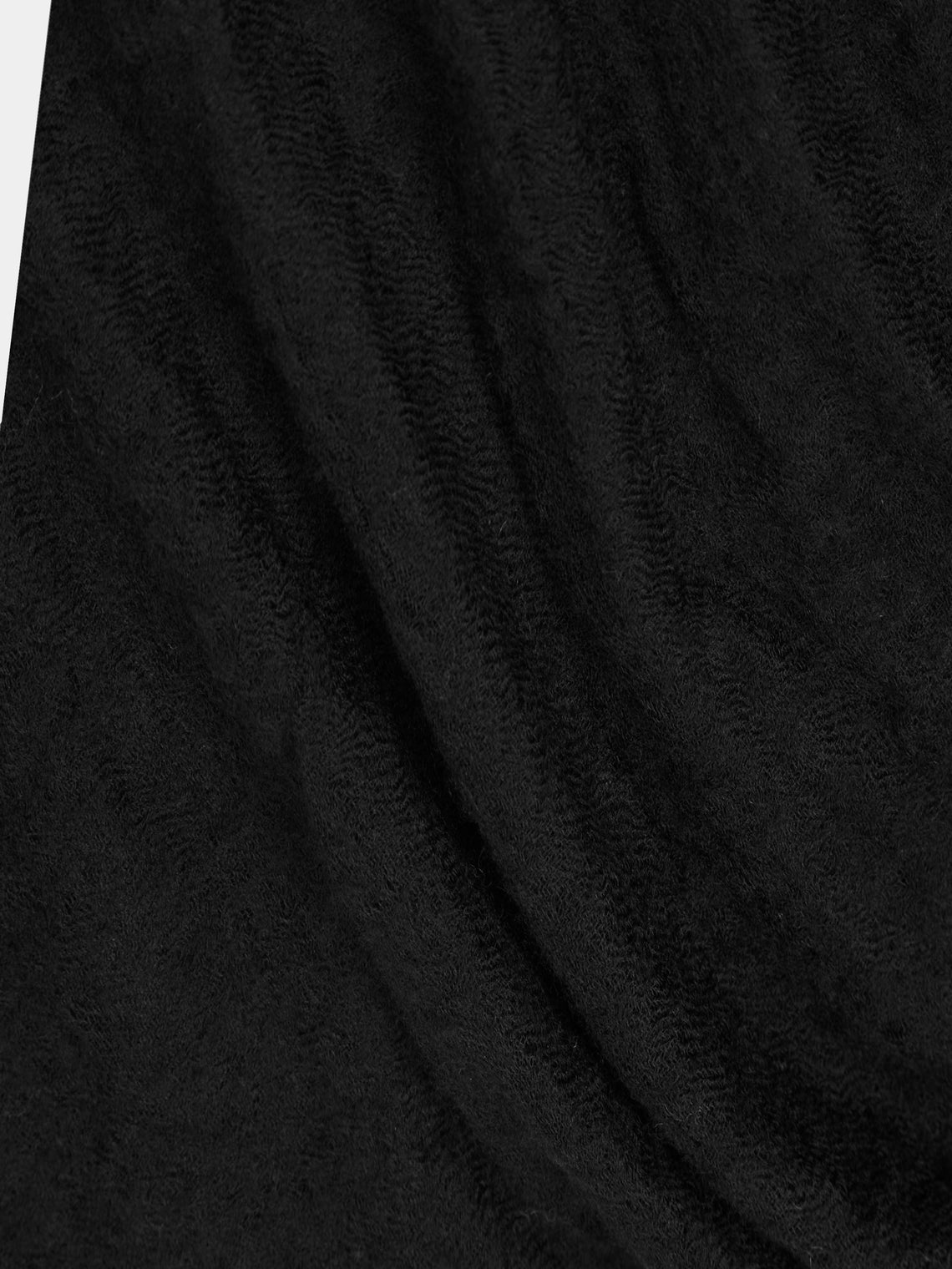 Frenckenberger - Cashmere Scarf | One Size - Black - ABASK - 