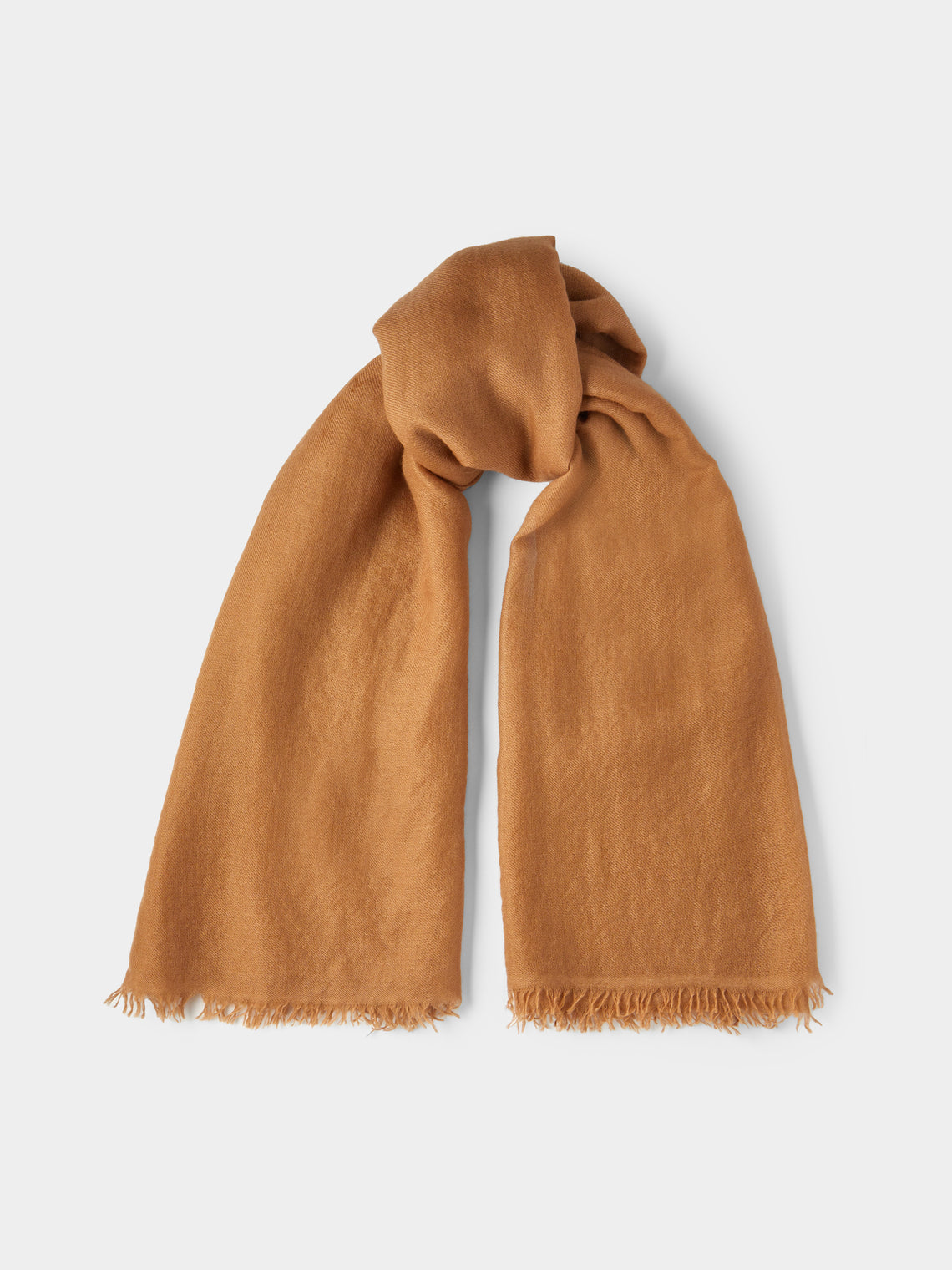 Ryan Roche - Extra-Fine Cashmere Scarf | One Size - Camel - ABASK - 