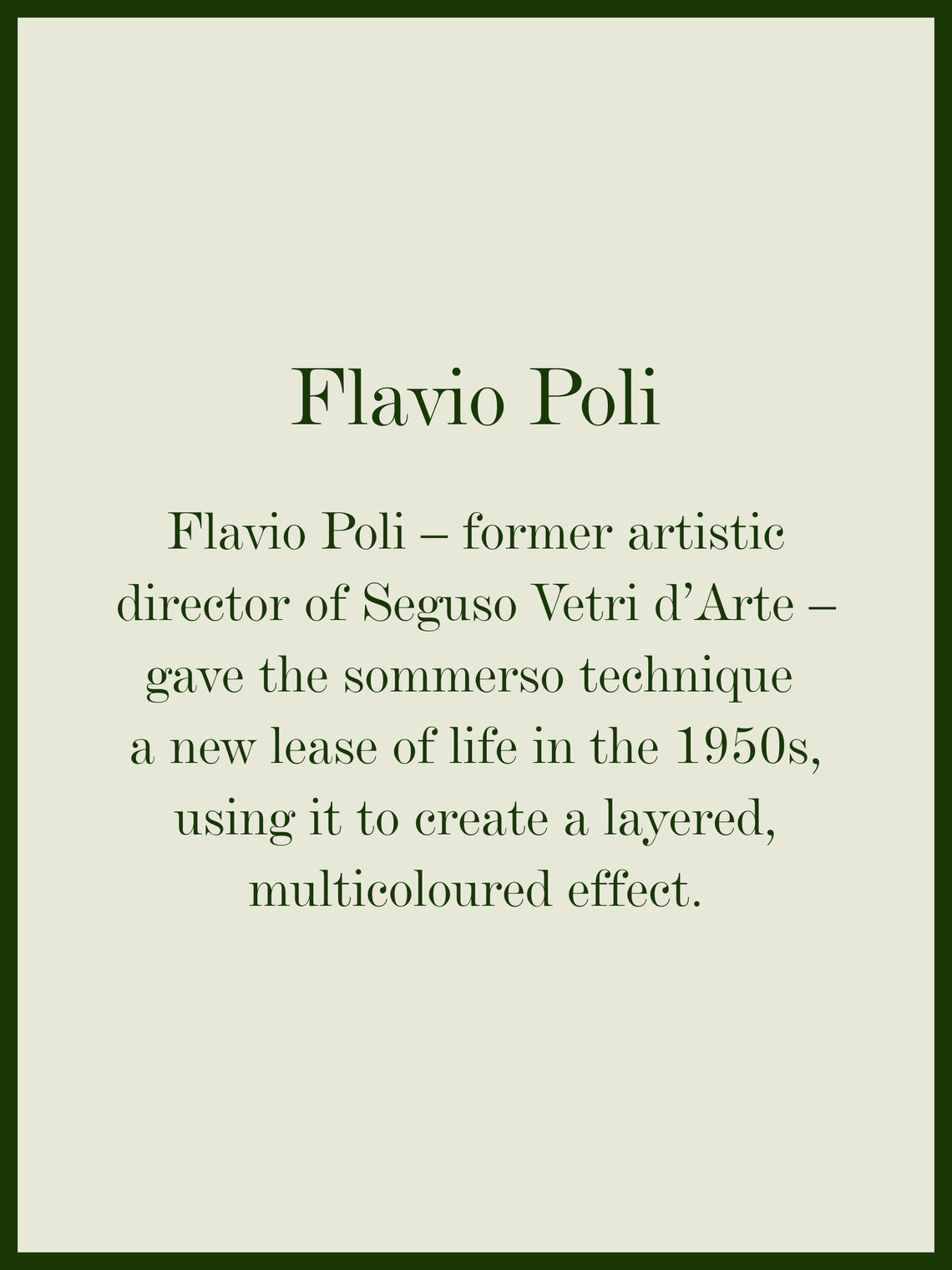 1960s Flavio Poli Murano Glass Ashtray