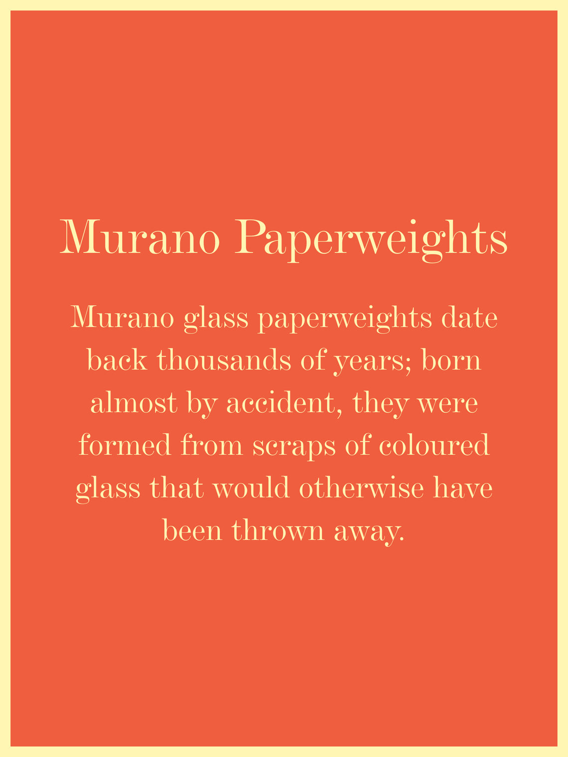 Mid-Century Murano Glass Paperweight