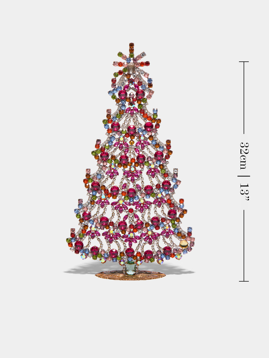 Antique and Vintage - 1930s Czech Jewelled Large Christmas Tree -  - ABASK