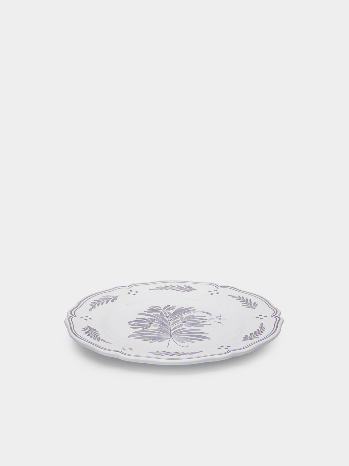 Bourg Joly Malicorne - Antique Fleurs Hand-Painted Ceramic Side Plates (Set of 4) -  - ABASK