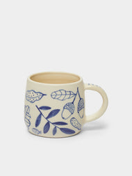 Azul Patagonia - Acorn Hand-Painted Ceramic Mugs (Set of 2) -  - ABASK - 