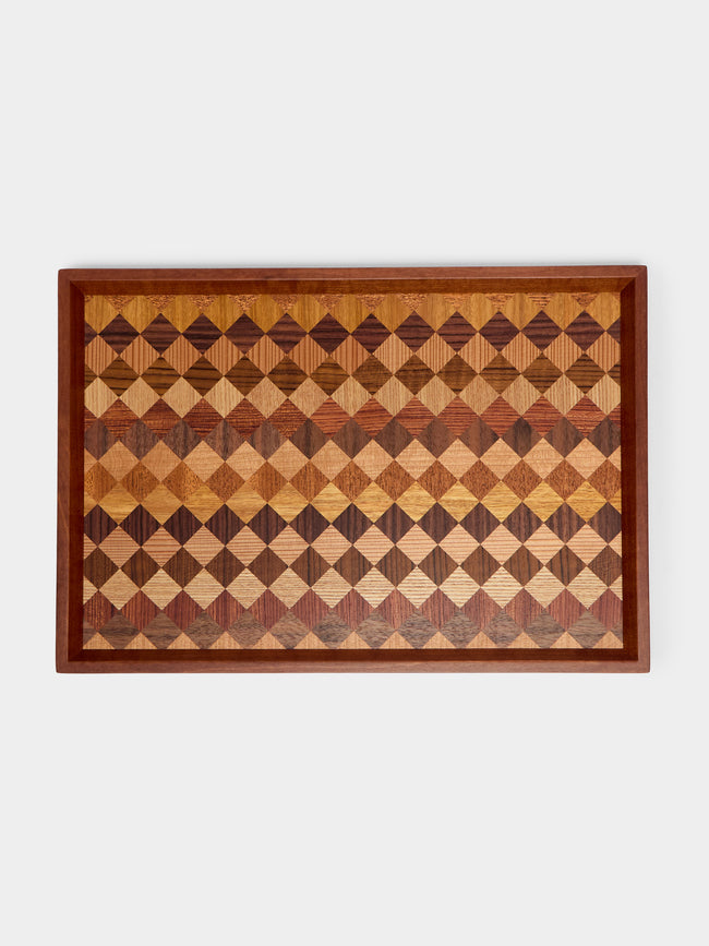 Mori Kougei - Poke Wood Rectangular Tray -  - ABASK - 