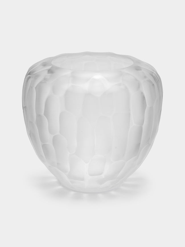 Micheluzzi Glass - Goccia Bamboo Hand-Blown Murano Glass Large Vase -  - ABASK - 