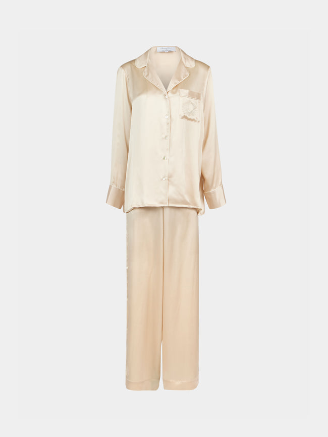 Thierry Colson - The Albertine Silk Pyjama Set | Size: XS -  - ABASK - 