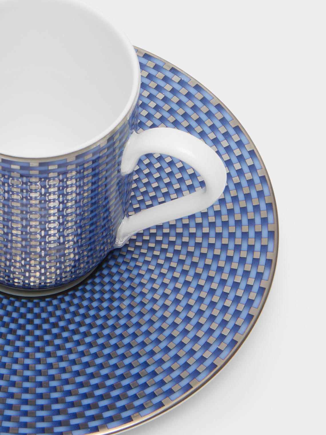 Raynaud - Trésor Bleu Porcelain Espresso Cup and Saucer -  - ABASK