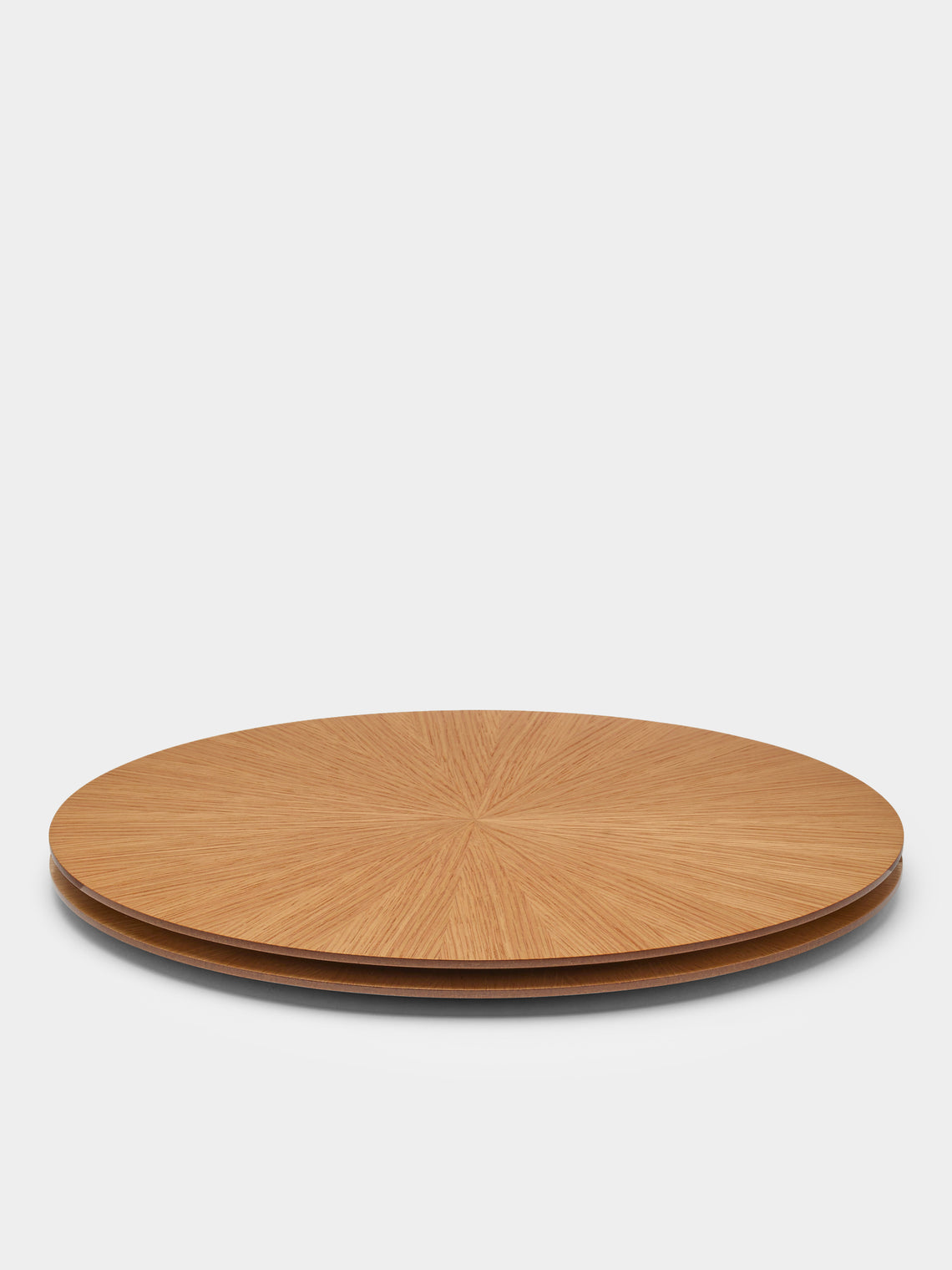 Mori Kougei - Japanese Oak Circular Placemats (Set of 2) -  - ABASK