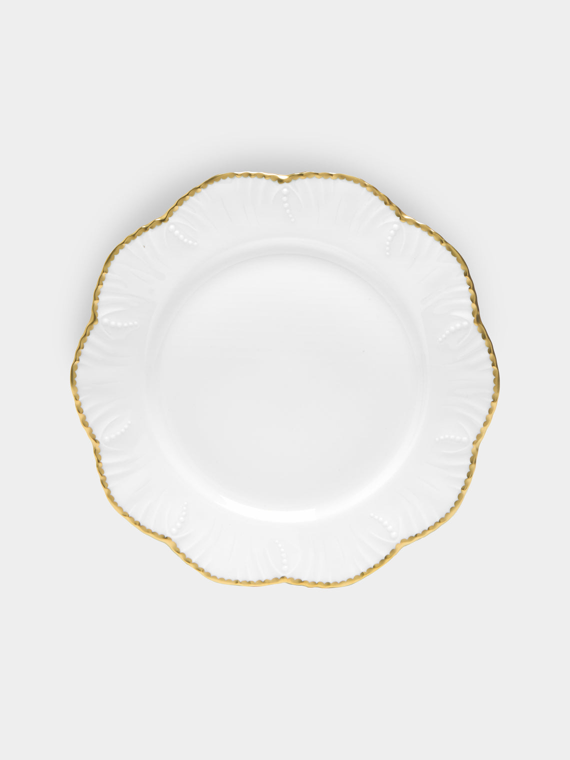 Pinto Paris - Simple Dentelle Hand-Painted Porcelain Dinner Plate -  - ABASK - 