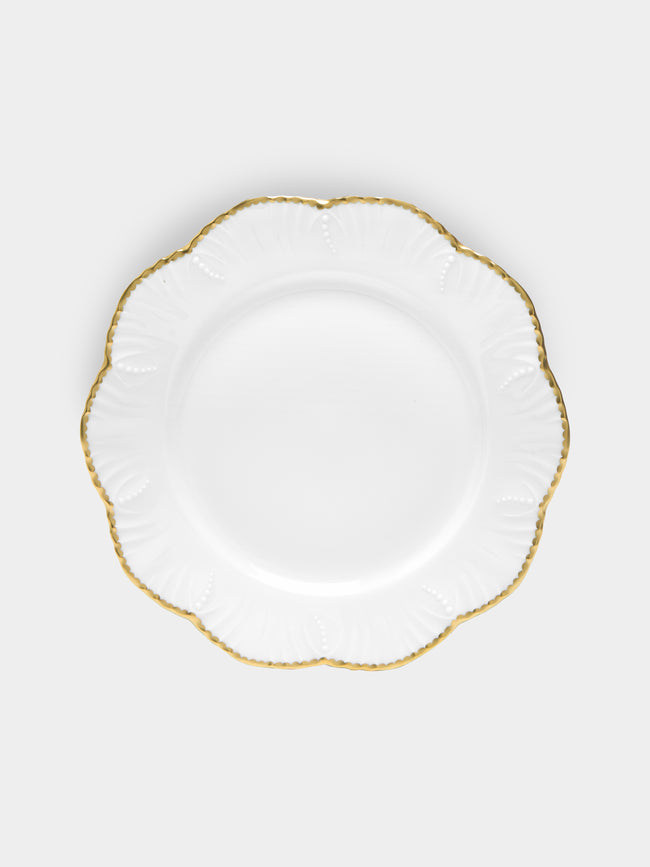 Pinto Paris - Simple Dentelle Hand-Painted Porcelain Dinner Plate -  - ABASK - 