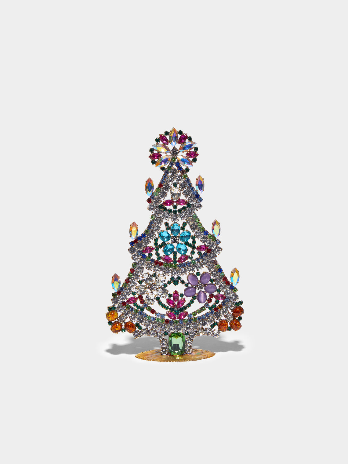 Antique and Vintage - 1930s Czech Jewelled Small Christmas Tree -  - ABASK - 