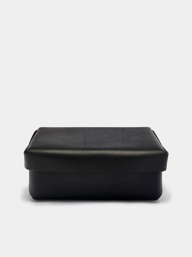 Oscar Maschera - Leather Small Rectangular Box with Lid -  - ABASK - 