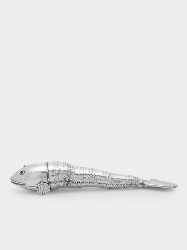 Antique and Vintage - 1900s Solid Silver Articulating Fish -  - ABASK - 