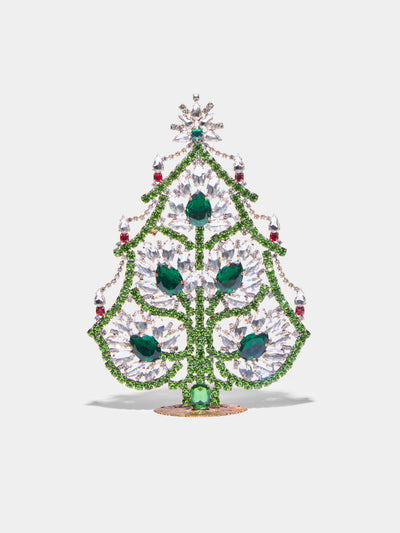 Antique and Vintage - 1930s Czech Jewelled Medium Christmas Tree -  - ABASK - 