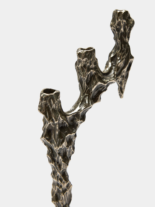 William Guillon - Omnia Vanitas Hand-Sculpted Bronze Candelabra -  - ABASK