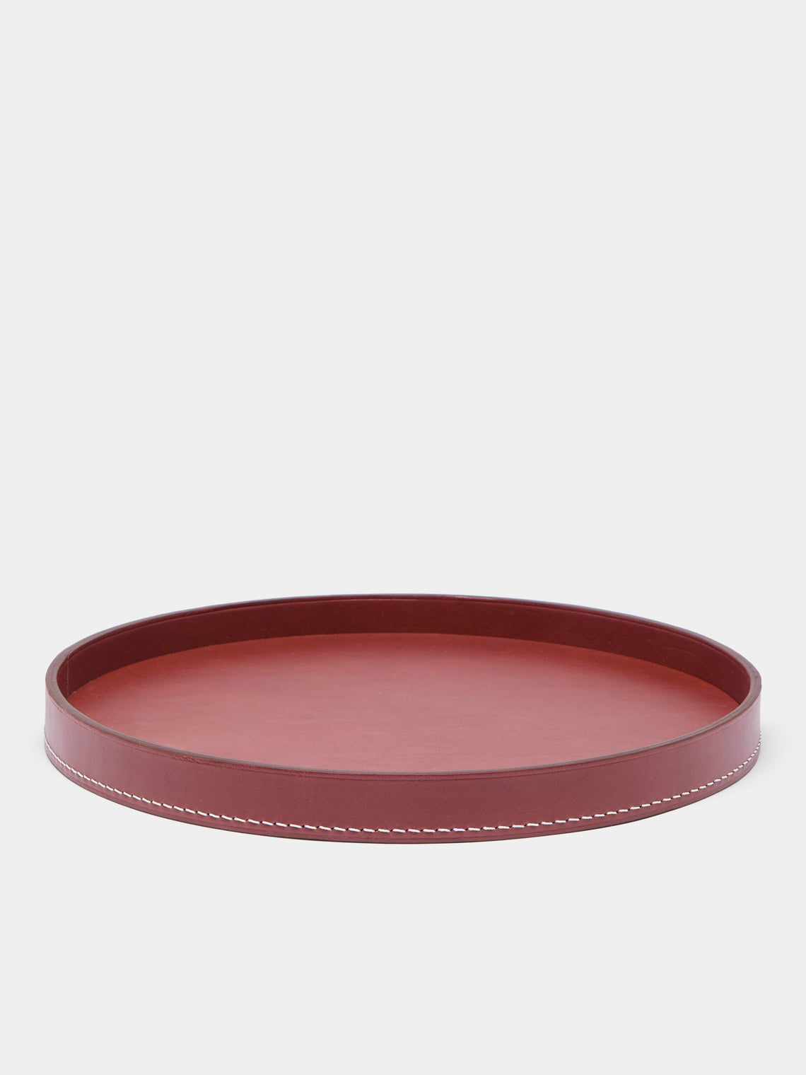 Les Few - Armance Leather Round Tray -  - ABASK - 