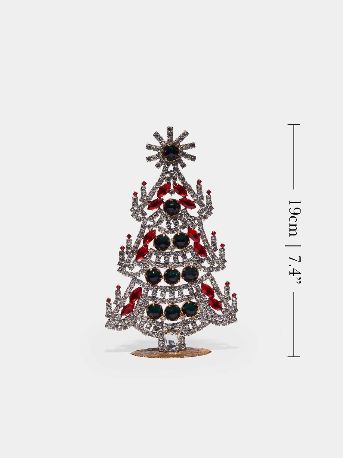 Antique and Vintage - 1930s Czech Jewelled Small Christmas Tree -  - ABASK