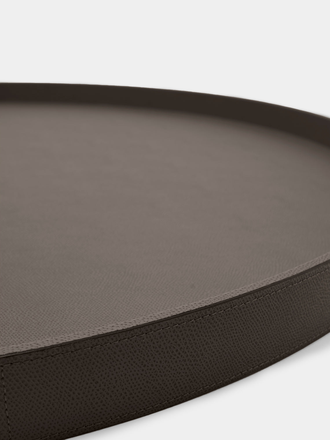 Giobagnara - Polo Utopia Leather Round Tray -  - ABASK