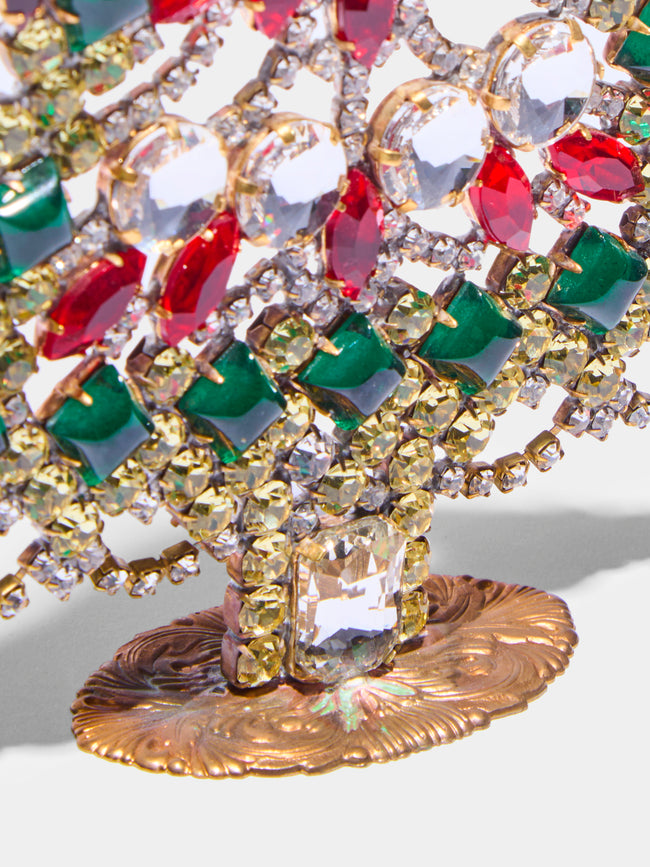 Antique and Vintage - 1930s Czech Jewelled Medium Christmas Tree -  - ABASK