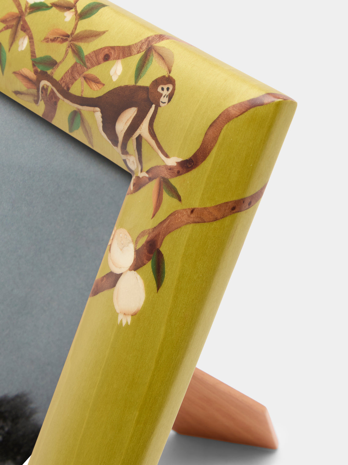 Silvia Furmanovich - Monkeys Marquetry Wood Photo Frame -  - ABASK