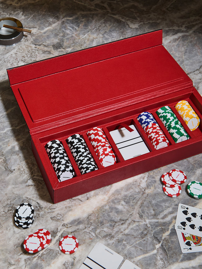 Giobagnara - Parma Leather Poker Set -  - ABASK