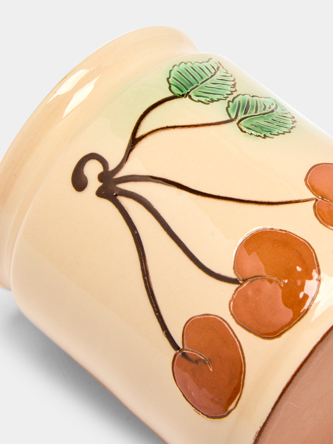 Poterie d’Évires - Fruits Hand-Painted Ceramic Jars (Set of 3) -  - ABASK