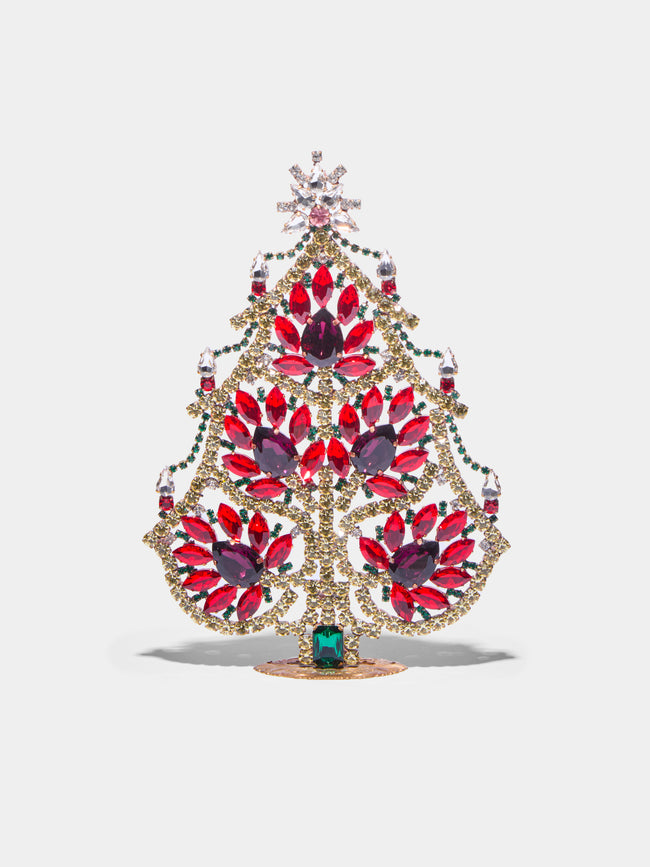 Antique and Vintage - 1930s Czech Jewelled Medium Christmas Tree -  - ABASK - 