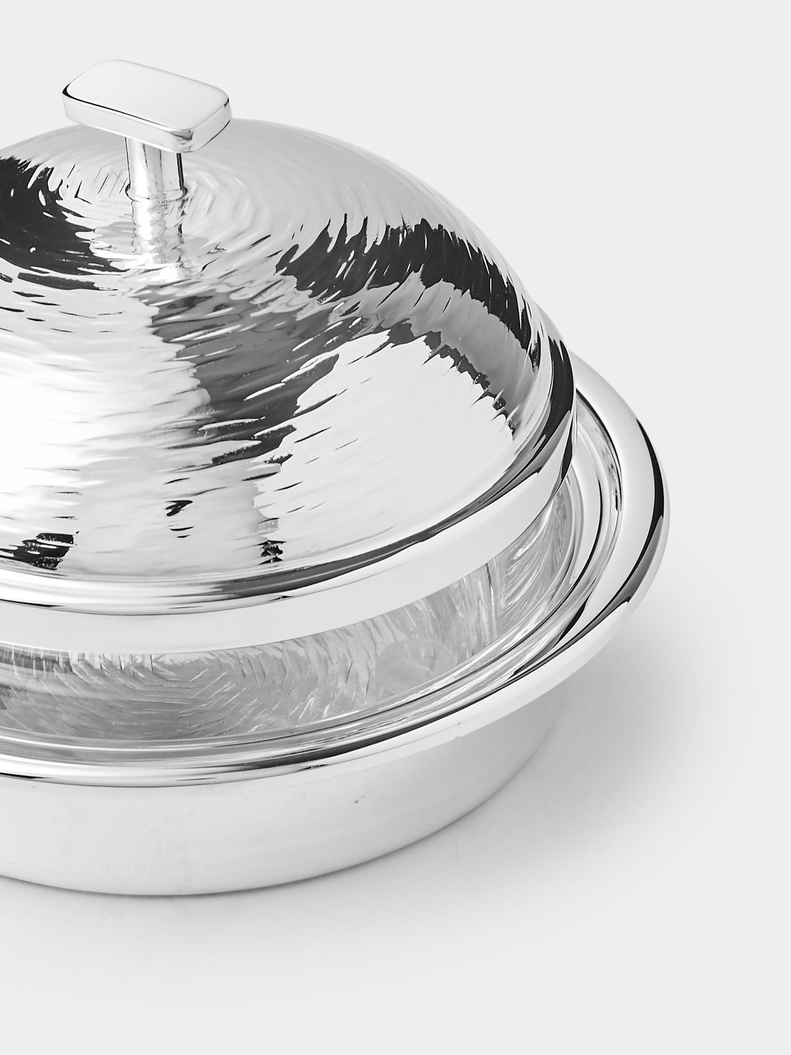 Zanetto - Aquaris Silver-Plated Butter Dish -  - ABASK