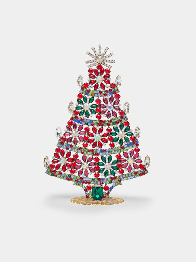 Antique and Vintage - 1930s Czech Jewelled Small Christmas Tree -  - ABASK - 