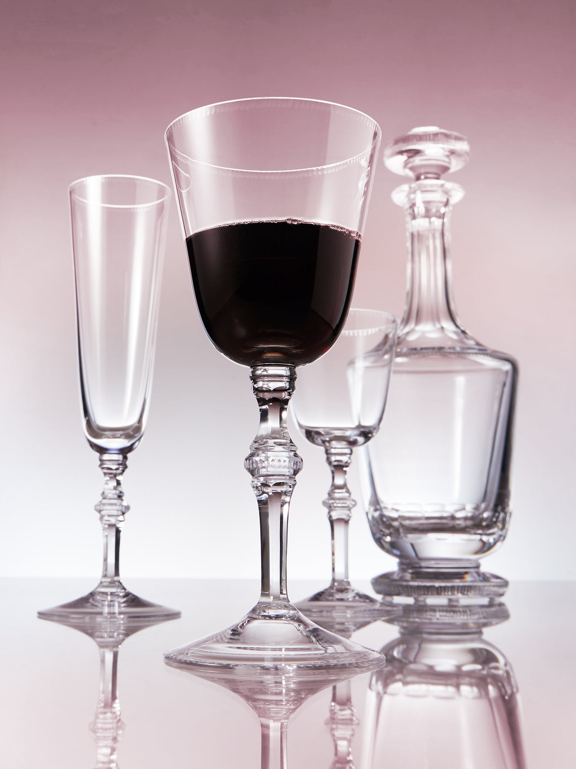 Moser - Mozart Hand-Blown Crystal Red Wine Glass - Clear - ABASK