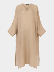 Denis Colomb - Cashmere and Linen Tunic Dress -  - ABASK - 