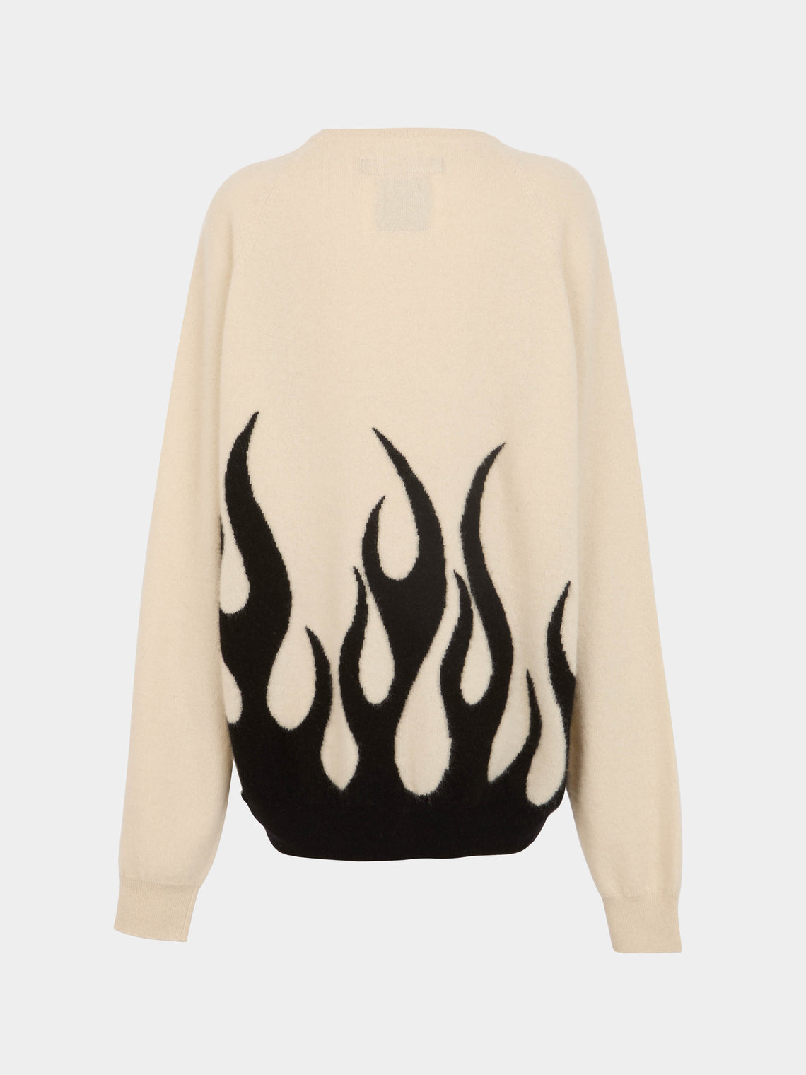 Frenckenberger - Sylvie Fleury Flame Cashmere R-Neck Sweater | Size: S -  - ABASK