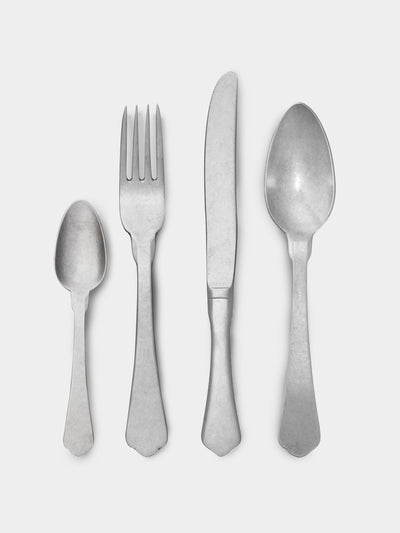 Astier de Villatte - Stone-Finish Dinner Cutlery (Set of 4) - Silver - ABASK - 