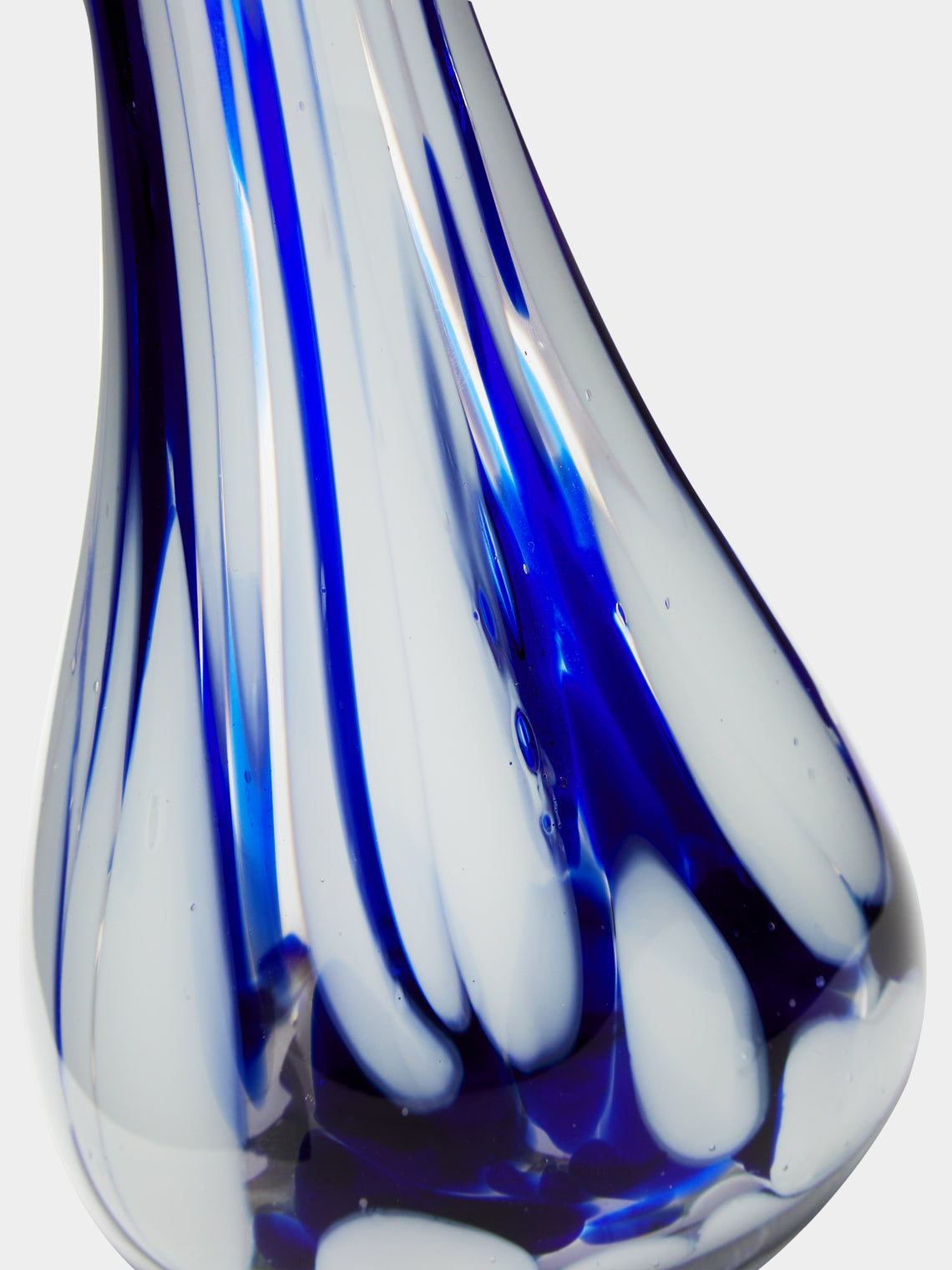 Antique and Vintage - Mid-Century Marbled Glass Bud Vase -  - ABASK