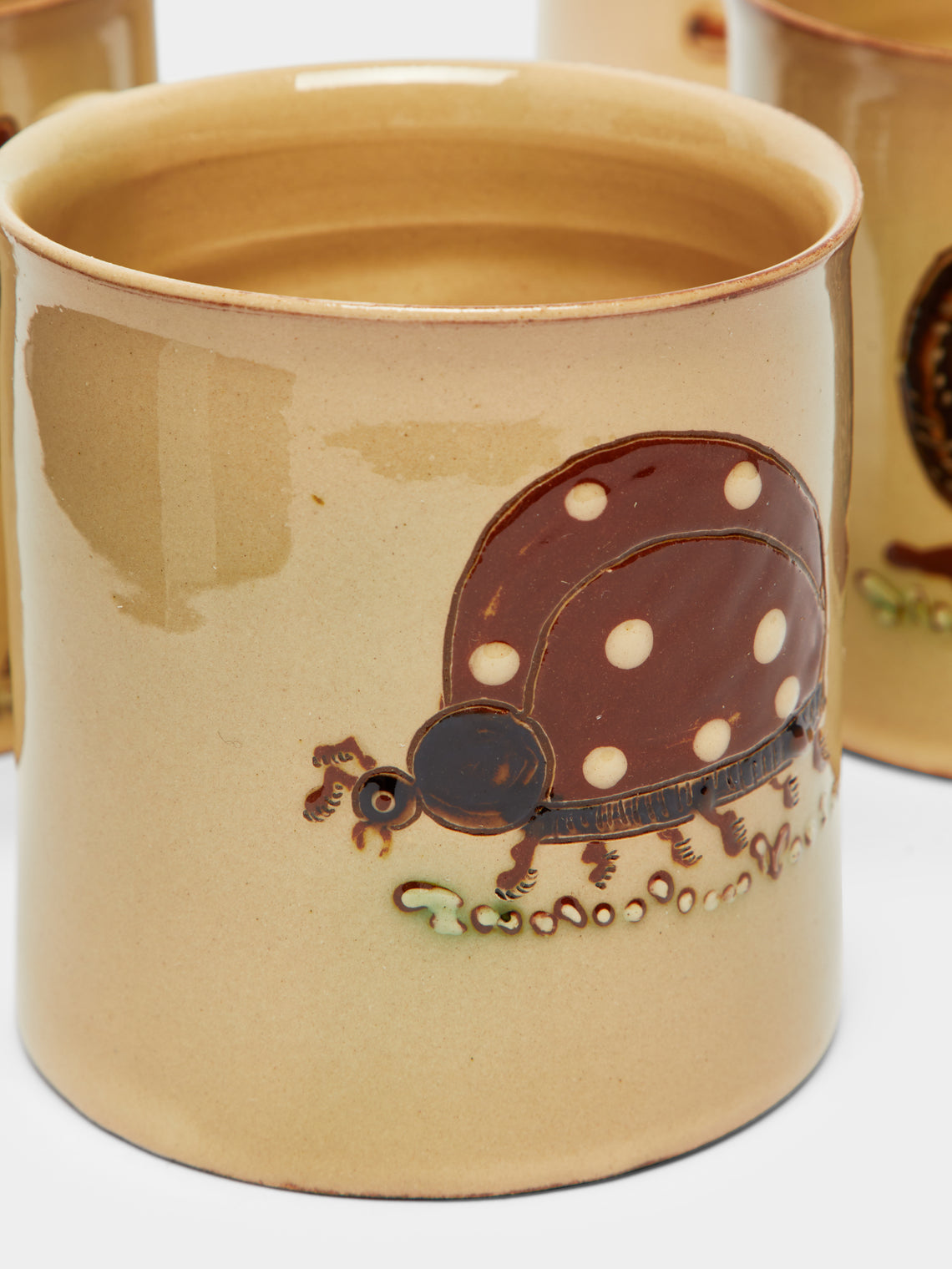 Poterie d’Évires - Animals Hand-Painted Ceramic Mugs (Set of 4) -  - ABASK