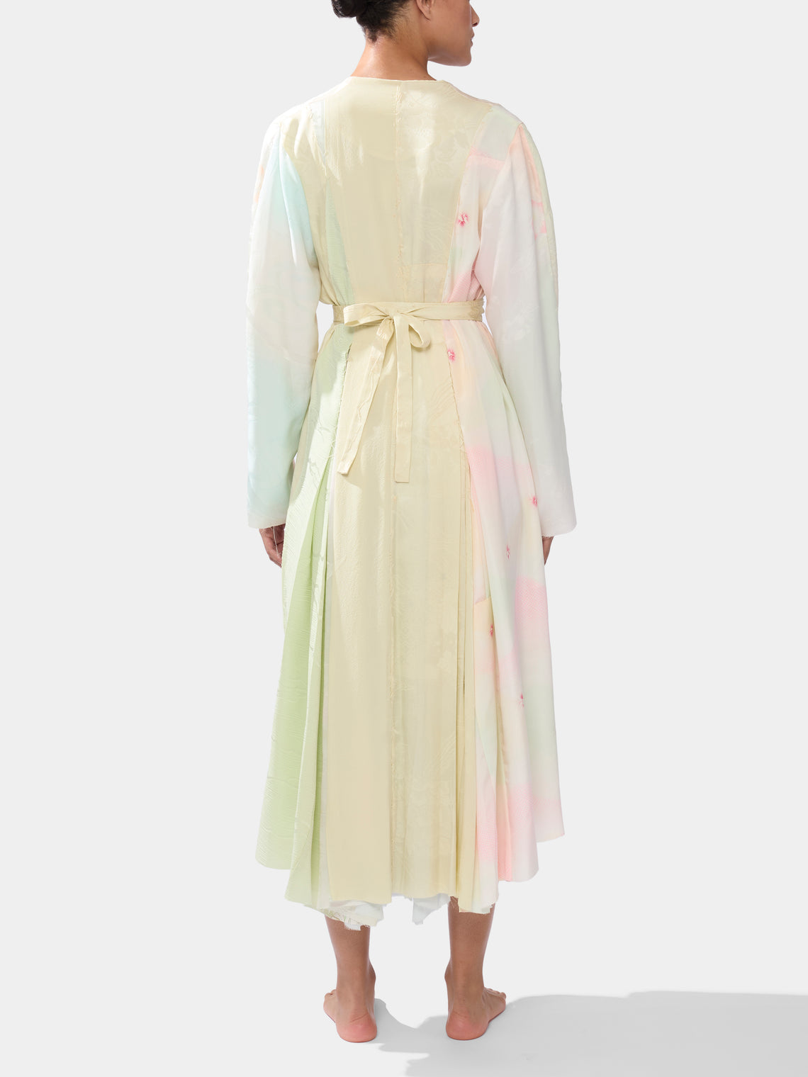 Considered Objects - Irregular Hand-Stitched Silk Robe -  - ABASK