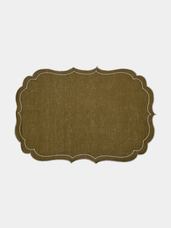 La Gallina Matta - Ninette Linen Placemats (Set of 4) -  - ABASK - 