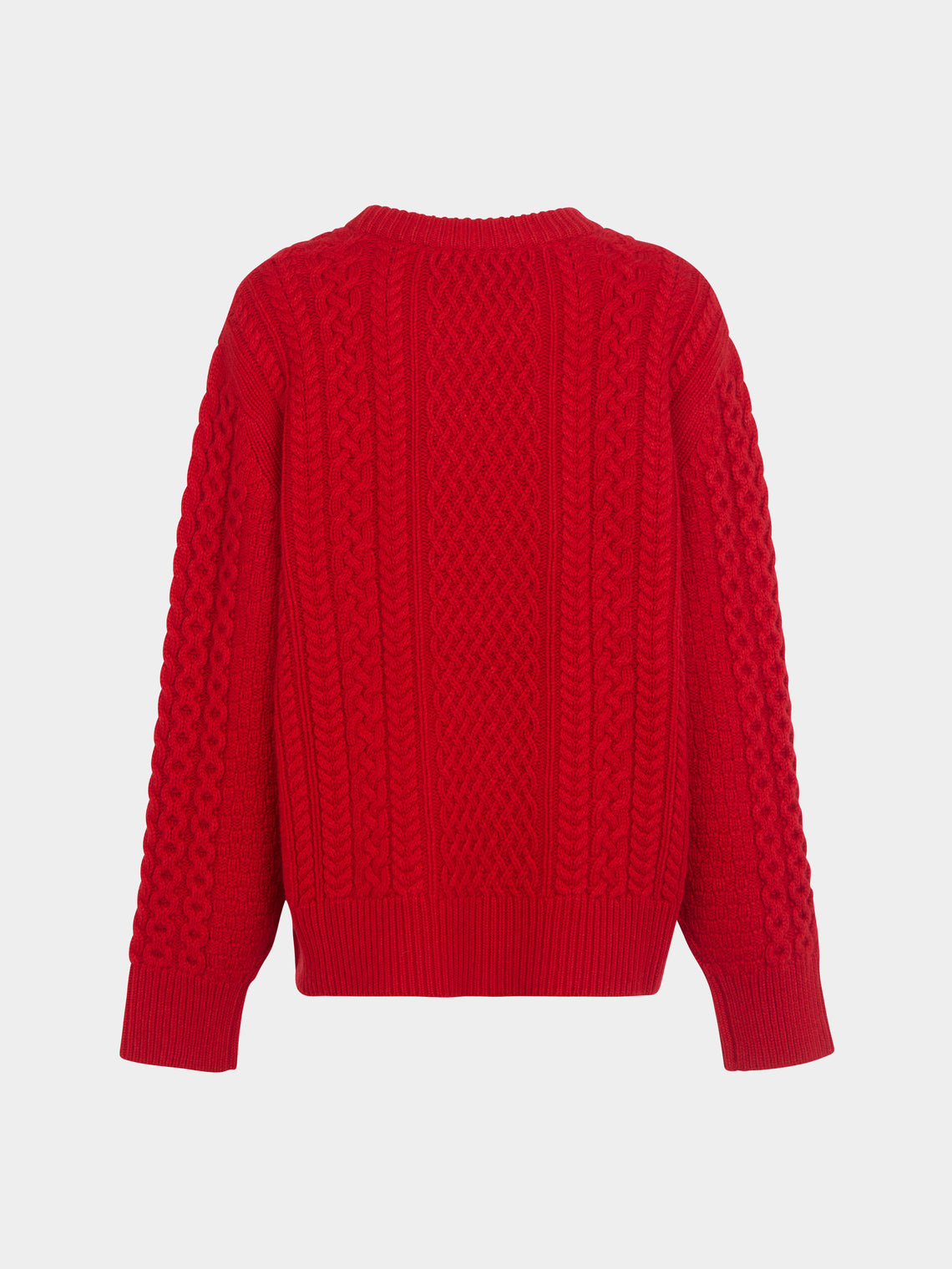 Ryan Roche - Cashmere Cable-Knit Crew-Neck Sweater | Size: S -  - ABASK