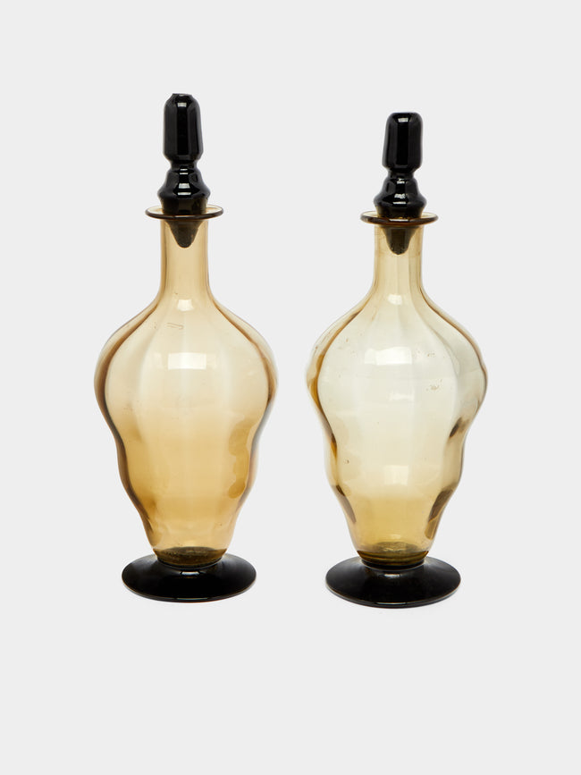 Antique and Vintage - 1920 Murano Glass Decanters (Set of 2) -  - ABASK - 
